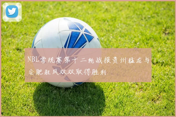 NBL常规赛第十二轮战报贵州猛龙与合肥狂风双双取得胜利